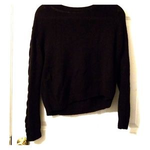 Forever 21 braided sleeve sweater